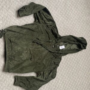 Corduroy hoodie